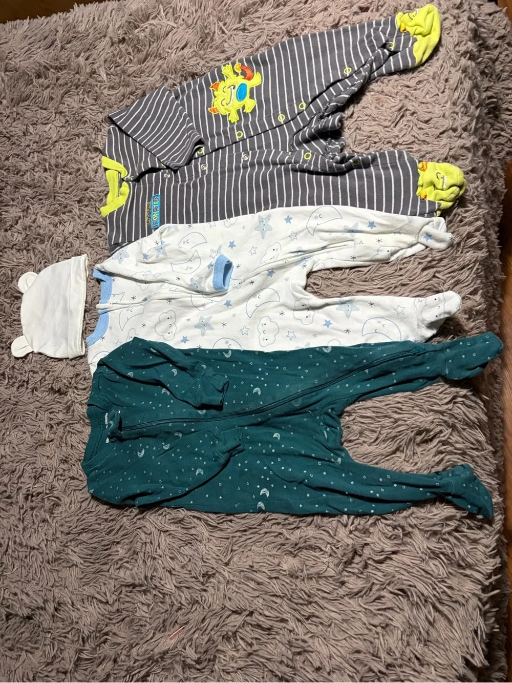 3 baby sleepers.